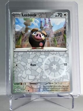 Pokémon TCG - Lechonk - Journey Together - Reverse Holo - 139/159